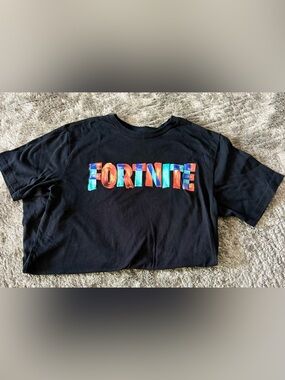 Fortnite Black Kids Graphic Tee